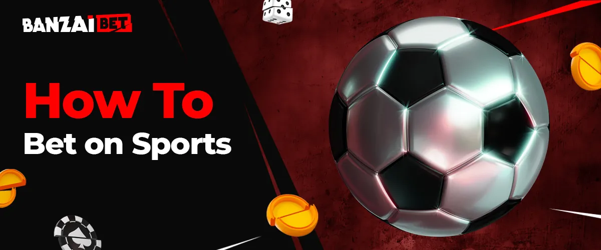 Instructions for placing sports bets in Banzai Bet mobile app 