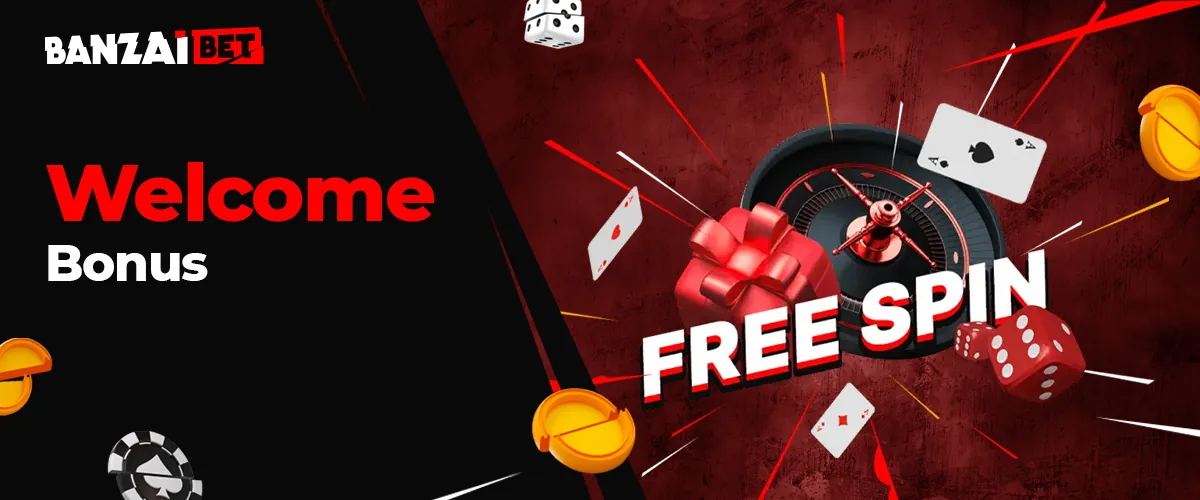 How to get and use welcome bonus at Banzai Bet